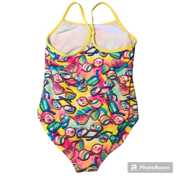 OP Ocean Pacific Bathing Swim Suit One Piece Girls’ 10-12 - Picture 2 of 4